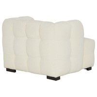 Sofá moderno Silla Muebles de sala Silla Tumbona Cojín Base de madera Tela Sofás individuales
