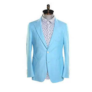 Superior Quality Top fabric tailor made suit slim fit fashion classic Cotton linen suit man suit