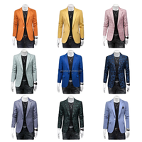 Costume homme 2 pièces taille personnalisable, ensemble de mariage et de bureau élégant coupe ajustée, veste de costume