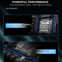 HUANANZHI-Placa base X99 PD4 para juegos, placa base compatible con E5, V3, V4, CPU de todas las series