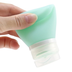 TSA Approved Portable <b>Plastic</b> Travel Shampoo Bottles Mini 1oz Empty <b>Containers</b> Reusable Silicone Travel Bottles 90 ML for Lotion - Product Image 4
