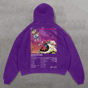 Suéter de algodón pesado lavado de gran tamaño personalizado, Sudadera con capucha teñida Lisa para mujeres y hombres - Product Image 2