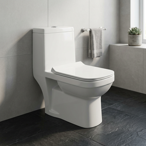 WC en céramique monobloc White Dragon, à chasse d'eau S-trap, pour l'Éthiopie, Sanitaire - Product Image 5