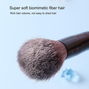 Brosse longue en plastique pour la poussière des ongles, rose, noire, bleue, en fibres douces, pour le nettoyage des ongles et la manucure - Product Image 2