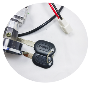 Interruptor de Llave de 2 Cables y 3 Posiciones con Pasador de Bloqueo para Manillar, Más Bloqueo para Maletero y Asiento para Motocicleta Eléctrica - Product Image 1