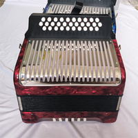 31 Key 12 Bass, 31 Buttons 12 Bass FBbEb Tune Button Accordion, Bayan Accordions with ABS case
