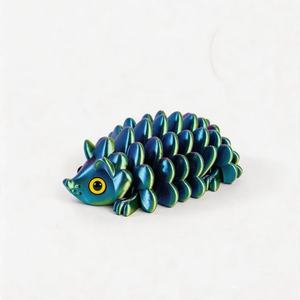 Multicolor 3D Printed <b>Hedgehog</b> Pinecone Movable Decorative Toy Figurine Collectible <b>Gift</b> - Product Image 6