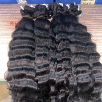 Extensiones de Cabello Humano Natural sin Procesar, Grado 15A, Cutícula Alineada, Cabello Camboyano Natural con Cierre, Ondulado Natural