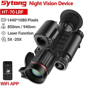 กล้องมองกลางคืนแบบตาเดียว SYTONG HT-70LRF พร้อมเครื่องวัดระยะ กำลังขยาย 7 เท่า ความละเอียด 800 ระยะตรวจจับ 100 เมตร แสงอินฟราเรด 940nm/850nm กันน้ำ 30fps - Product Image 1