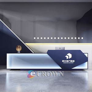 <strong>Registration</strong> Design <strong>Good</strong> Quality Pu Leather Modern Vip Strip Register Table Kiosk bar Shop Kiosk bar OEM - Product Image 1