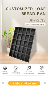 음식 급료 공장 직매 장방형 굽기 쟁반 cakecontainer의 산업 25 뛰기 - Product Image 4