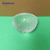Lentille LED texturée personnalisée, composant optique de précision pour lampes industrielles et applications d'éclairage LED uniforme