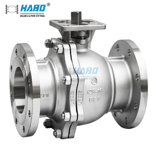 Pn16 bóng van Nhà cung cấp dịch vụ OEM công nghiệp van thép không gỉ 304 Trung Quốc cf8 mặt bích loại 2 cái đúc - Product Image 5