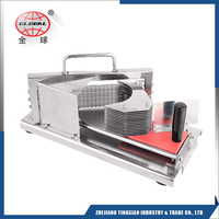 Venta directa de fábrica cortador de tomate/manzana 4/6/8 Uds herramienta Manual fácil operación acero inoxidable para uso doméstico