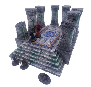 Bâtiment miniature en polyrésine/résine entièrement peint avec des détails incroyables Modèle <span class=keywords><strong>de</strong></span> 12 pouces parfait <span class=keywords><strong>pour</strong></span> les jeux <span class=keywords><strong>de</strong></span> rôle et Wargaming - Product Image 2