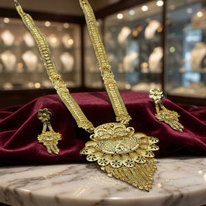 Wholesale 14K 18K 24K Micro Gold Filled Traditional Design <b>Necklaces</b>, Fashion Jewelry Micro Gold Plated Forming <b>Long</b> Jewelry Set - Product Image 4