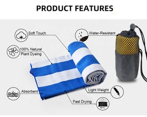 Cuộc Sống Mới Nhanh Chóng Khô Tùy Chỉnh Thăng Hoa Sợi Nhỏ Microfibre Waffle Cát Miễn Phí Bãi Biển Khăn Với Logo - Product Image 4