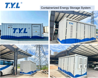 Système de stockage d'énergie commercial tout-en-un hybride BESS 250 kW 500 kWh LiFePO4 à refroidissement par air, 20 pieds, CE RoHS ISO9001, pour le réduction des pics de consommation, IP54