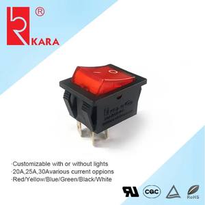 Illuminated 15A <b>Metal</b> Push <b>Button</b> Switch 4P 1NO1NC Flat Head 16mm Mounting Hole Diameter for Power Tools & Welding Machines - Product Image 5