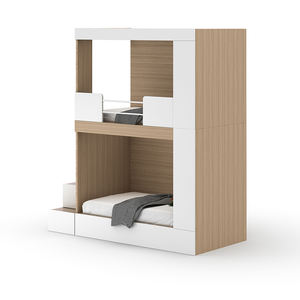 Cama Cápsula Moderna para Adultos, Cerrada, de Madera Maciza, Duradera, de <span class=keywords><strong>Roble</strong></span>, Literas Dobles para Dormitorios, Hostales, Escuelas y Hospitales - Product Image 2