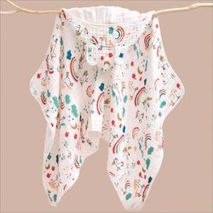 Toalla de Baño con Capucha para Bebé 100% Algodón, Manta Envolvente Gruesa de Alta Densidad - Product Image 4