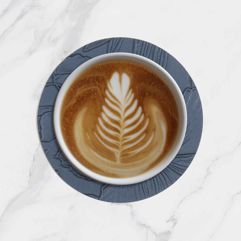 Coaster-dark blue-10*10cm