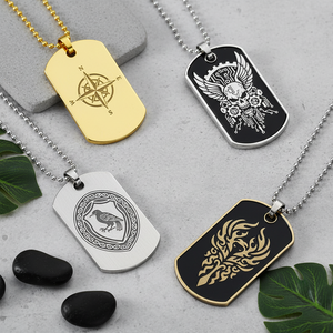 Etiquetas <span class=keywords><strong>Personalizadas</strong></span> <span class=keywords><strong>de</strong></span> Acero Inoxidable para Perros, Etiquetas <span class=keywords><strong>de</strong></span> <span class=keywords><strong>Identificación</strong></span> <span class=keywords><strong>de</strong></span> Metal con Logotipo Animal, Etiquetas para Perros con Llavero y Nombre - Product Image 1