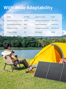 คลังสินค้าต่างประเทศจัดส่งแผงโซลาร์เซลล์แบบยืดหยุ่น 200w AF-S200A1 ชนิดโมโน - Product Image 5