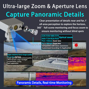 Langstrecken-Wärme bild kamera Fahrzeug montierte Überwachung Infrarot-Wärme bild kamera Günstige Ptz-Kamera - Product Image 4