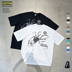 Camiseta Personalizada con Impresión DTG Bajo Demanda para Hombre, Camiseta de Algodón al Por Mayor a Bajo Precio, Talla Grande, Ideal para Fanáticos de <span class=keywords><strong>Spiderman</strong></span> - Product Image 1