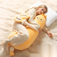 Coussin de confort en peluche Mango Patting Pillow pour le sommeil, coussin de soutien pour les jambes, pour femmes, adultes, femmes enceintes, poupée de confort pour l'heure du coucher + Personnalisable