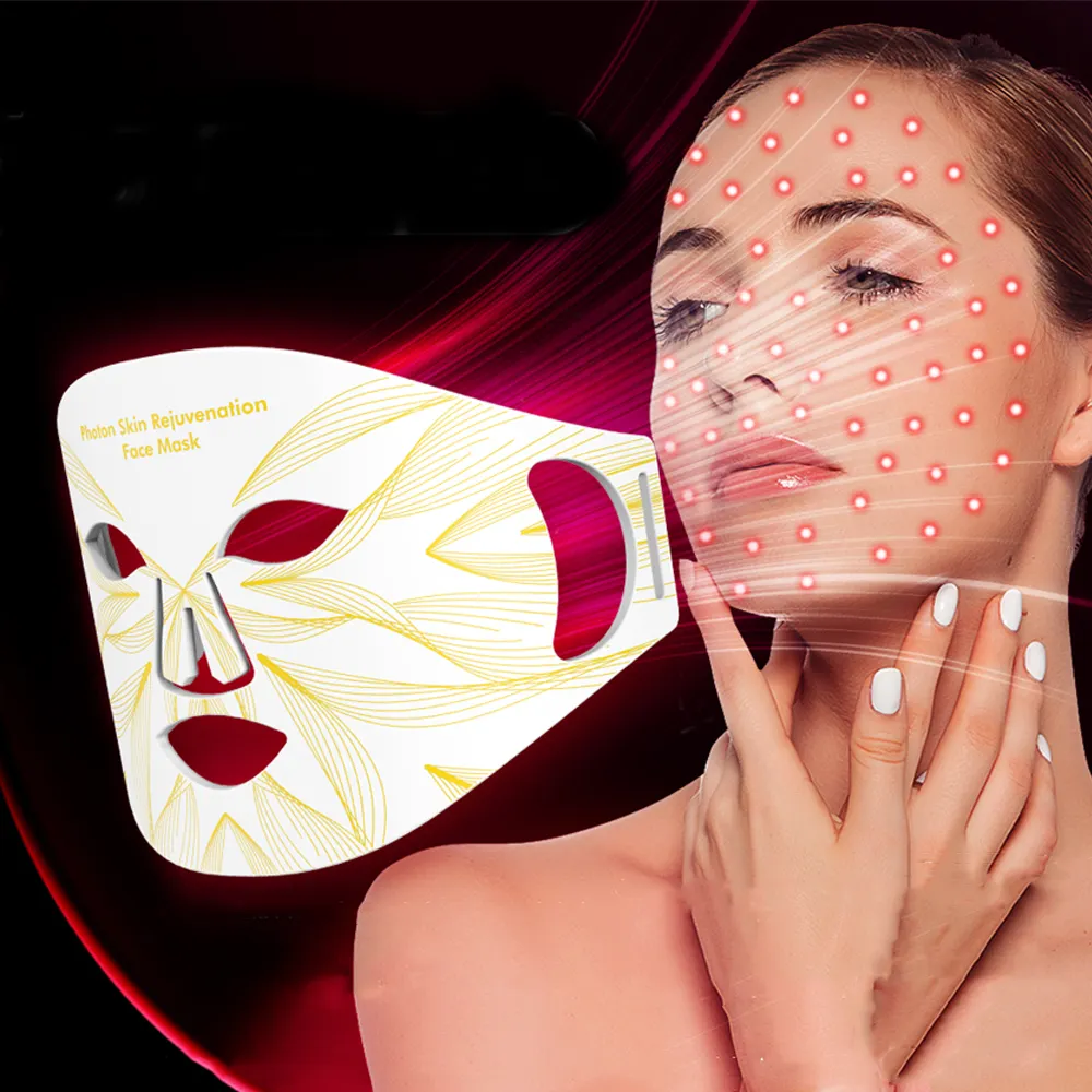 Manufacturer Wholesale Led Photon Light Therapy Face Beauty Machines Home Use facial led mask