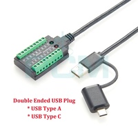 4 En 1 Tipo C USB A a RS232 RS485 RS422 TTL Cable de programa convertidor serie USB a RS232, USB a RS485, USB a RS422, USB a TTL