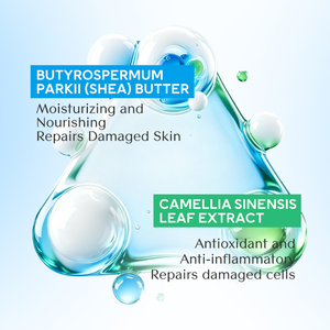 Crema Viso Riparatrice Intensiva Icesea con Tè e Burro di Karité, Idrata e Lenisce la Pelle, Produzione all'Ingrosso OEM/ODM - Product Image 5