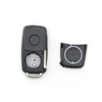 Boîtier de clé de voiture intelligent, coque de remplacement durable, étui à distance avec boutons, clé de voiture intelligente pour Volkswagen