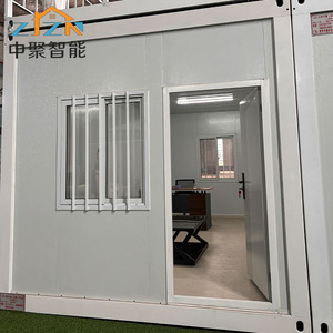 Bán buôn 20ft ánh sáng Cấu trúc thép Modular phẳng gói vừa <span class=keywords><strong>container</strong></span> nhà tiền chế prefab cà phê cửa hàng bánh sandwich Panel - Product Image 2