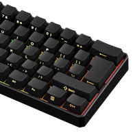 AKKO FUN60 Ultra-ST HE/TMR Mechanical Aluminum Gaming Keyboard Side Printed Keycaps Full Range 0.01mm RT Tri-mode 2.4GHz
