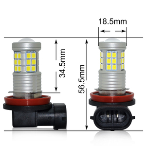 <span class=keywords><strong>G</strong></span>-View H8 H11 LED proyector bombilla de luz antiniebla 6000K 36SMD 2835 Chip Canbus sin errores para BMW 320 Volkswagen Vento - Product Image 1