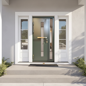 Puerta de Entrada Moderna <span class=keywords><strong>con</strong></span> Detalles de Vidrio para un Diseño de Hogar Minimalista - Product Image 6