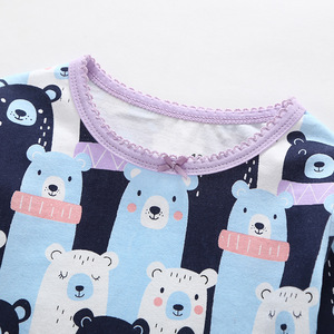 Proveedor Chino, Compra en Línea, Ropa Infantil al por Mayor, Conjunto de Ropa Interior de Manga Larga con Dibujos Animados para Bebés - Product Image 6