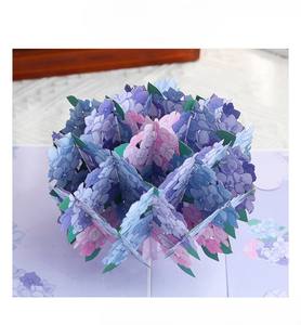 Carte de vœux personnalisée en <span class=keywords><strong>carton</strong></span>, écologique et recyclable, avec motif floral 3D brodé en relief, pour <span class=keywords><strong>anniversaire</strong></span>, Saint-Valentin, fêtes et occasions spéciales, idéale pour les entreprises. - Product Image 6