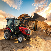 Tracteur agricole ultime de 120 CV pour opérations agricoles professionnelles, doté d'un système hydraulique robuste et d'une capacité de levage élevée