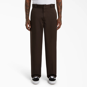 <span class=keywords><strong>Pantalon</strong></span> décontracté pour homme, taille mi-haute, coupe ample et droite, avec braguette zippée, service OEM - Product Image 1