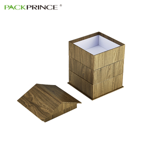 Embalaje de papel de tipo de contenedor casa diseños Casa de cartón en forma de caja de almacenamiento de caja de regalo - Product Image 5