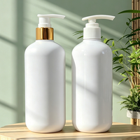 Emballage cosmétique personnalisé en plastique PET de 380 ml, flacons à pompe vides rechargeables pour lotion corporelle, modèle 91