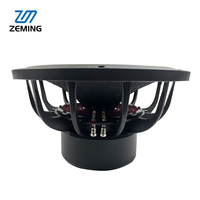Subwoofer Mobil Custom 15 Inch Dual Coil, Coil Aluminium Berlapis Tembaga, Displasemen Besar 1000W, Set Audio Presisi Elektrik