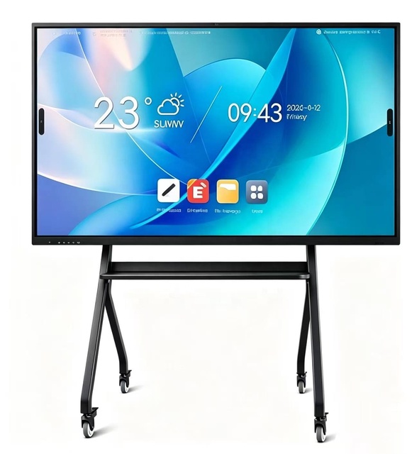 Anti-glare Big Interactive Monitor Smart Board 55 65 75 85 98 100 Inch Electronic Interactive Flat Panel Touch Screen Whiteboard