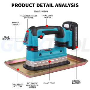 Machine à appliquer la lumière sur <span class=keywords><strong>béton</strong></span> Vibromasseur à main Truelle rechargeable Machine de nivellement de ciment Broyeur élect - Product Image 5