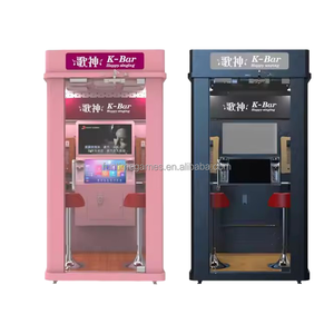 Funtime Shopping Mall Jukebox Karaoke Machine KTV que funciona con monedas para bares Hecho de soporte duradero en inglés - Product Image 3