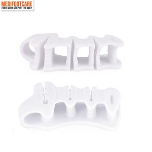 Separadores de Dedos del Pie para una Alineación Correcta - Correctores de <span class=keywords><strong>Juanetes</strong></span> y Dedos en Martillo, Plantillas para Sandalias Flip-Flop para Hombres y Mujeres - Product Image 3
